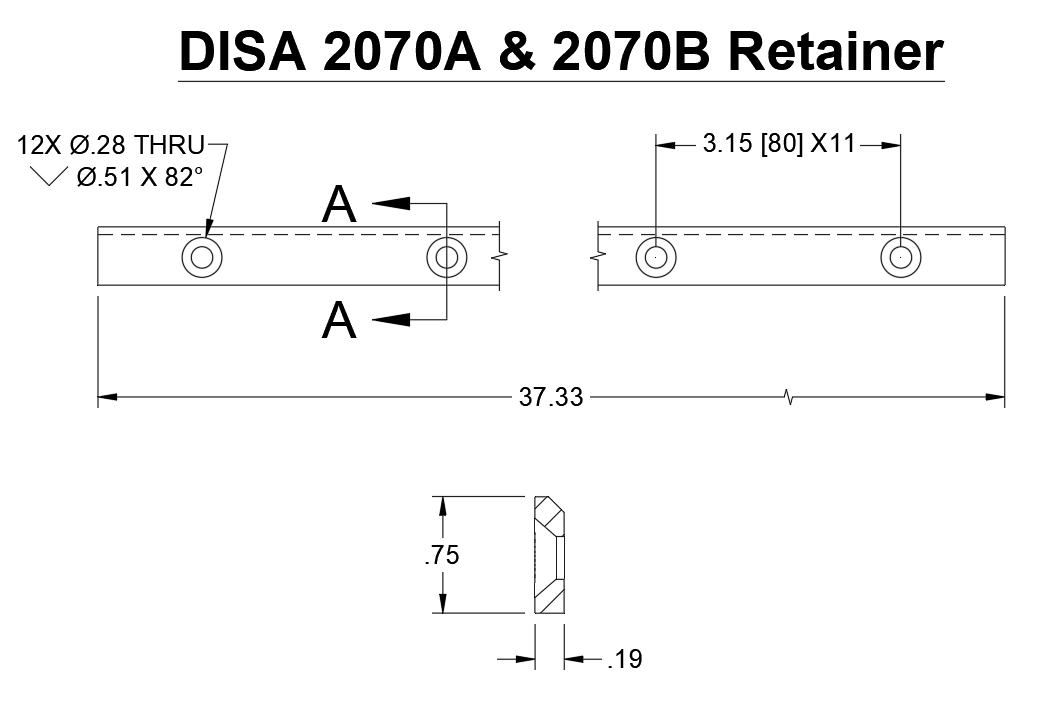 2070B Disa Pattern Wipers