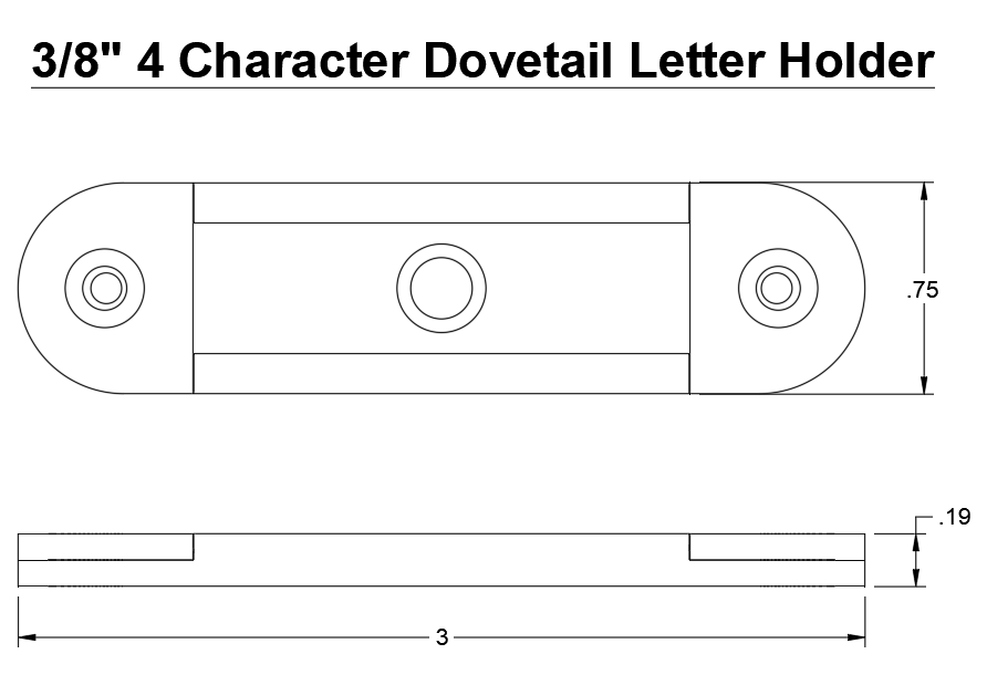 Dovetail Letter Holders